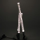 Chrome and Clear Table Lamp LED 9W 500lm 3000K 430mm Chrome and Clear Table Lamp LED 9W 500lm 3000K 430mm